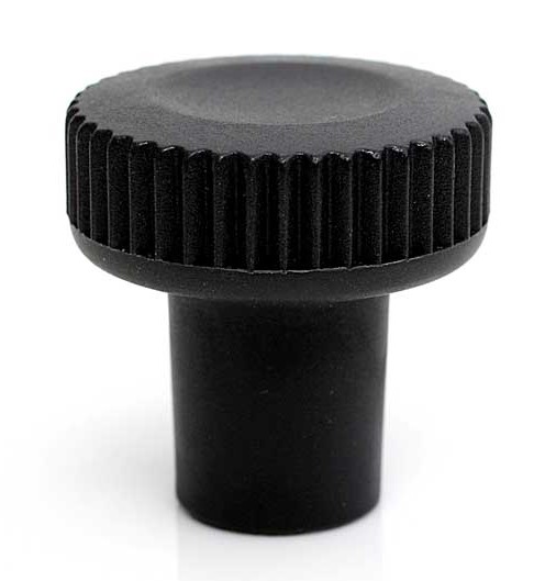 RS PRO Black Thermoplastic Thumbscrew Clamping Knob, M5, Threaded Mount