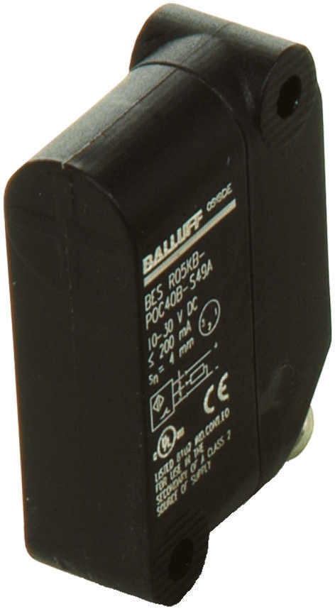 BALLUFF Inductive Block Proximity Sensor, 4 mm Detection, PNP NO, 10 → 30 V dc
