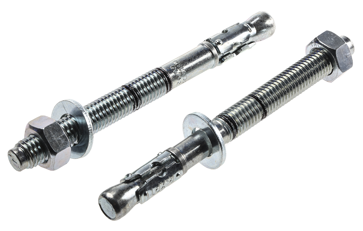 RawlPlug Steel Bolt Anchor 12mm x 135mm, 12mm Fixing Hole