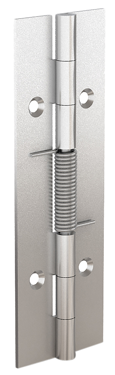 Pinet Steel Spring Hinge, Screw Fixing, 120mm x 40mm x 1.5mm