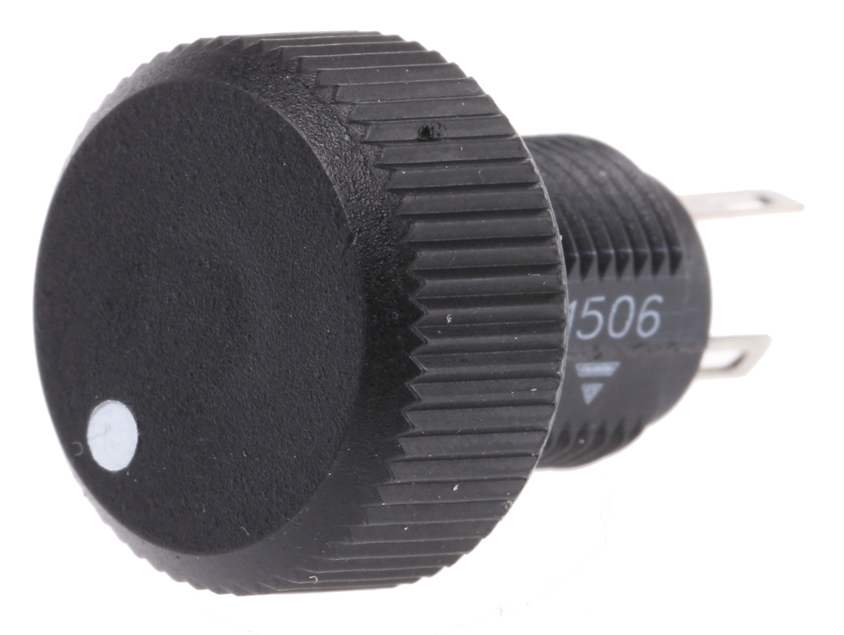 Vishay P16 470Ω Rotary Potentiometer 1-Gang Panel Mount, P16NP471MAB15