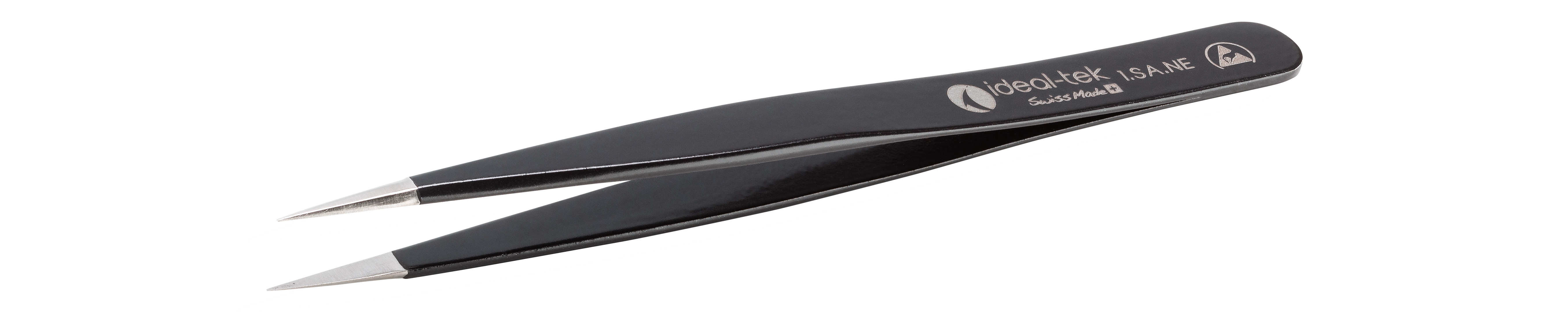 ideal-tek 120 mm, Polyester (Handle), Stainless Steel (Body), ESD Tweezers