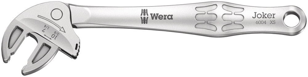 Wera Adjustable Spanner, 117 mm Overall, 7 → 10mm Jaw Capacity, Soft Grip Handle
