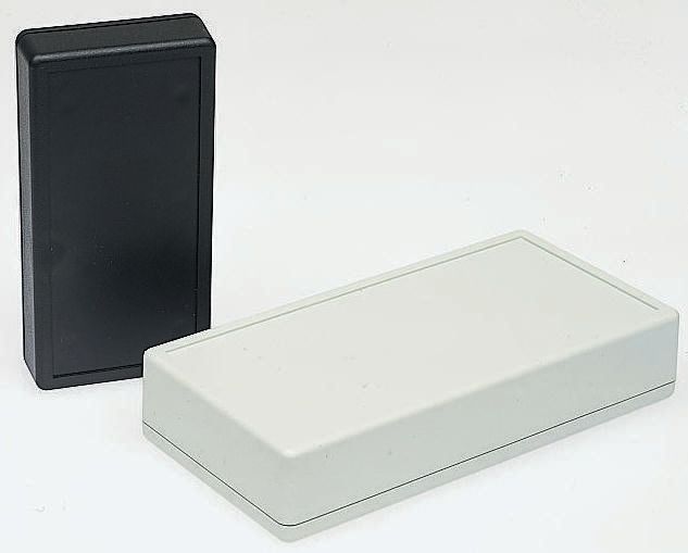 Hammond 1599 Series Grey Flame Retardant ABS Enclosure, IP54, Grey Lid, 170 x 85 x 34mm