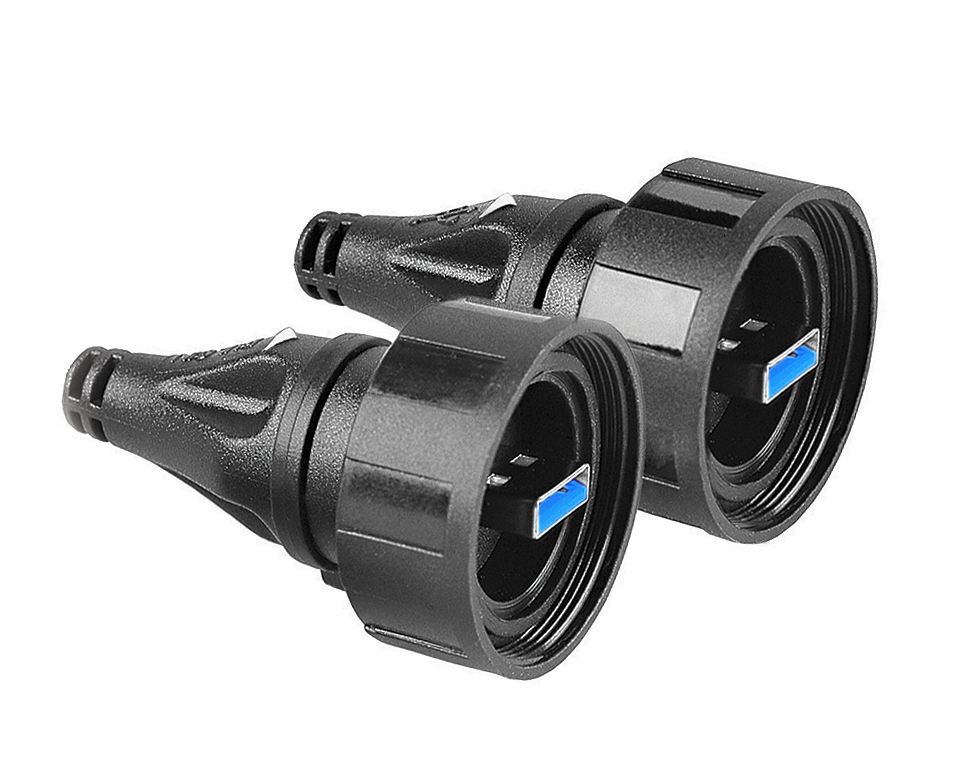 Bulgin USB 3.0, Male USB A to Male USB A, 1m