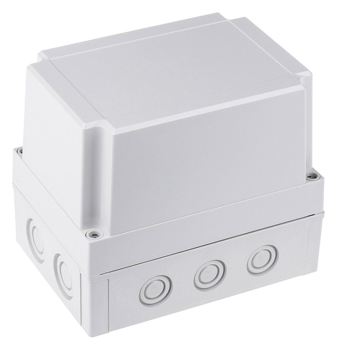 Fibox Grey Polycarbonate Enclosure, IP66, IP67, Grey Lid, 180 x 130 x 150mm