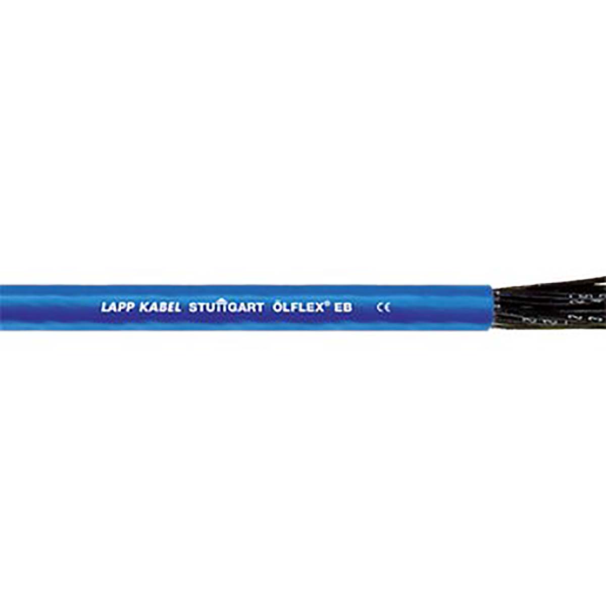 Lapp ÖLFLEX EB Control Cable, 2 Cores, 0.75 mm² CSA 18 AWG, Unscreened, 50 m, Blue Polyvinyl Chloride Sheath