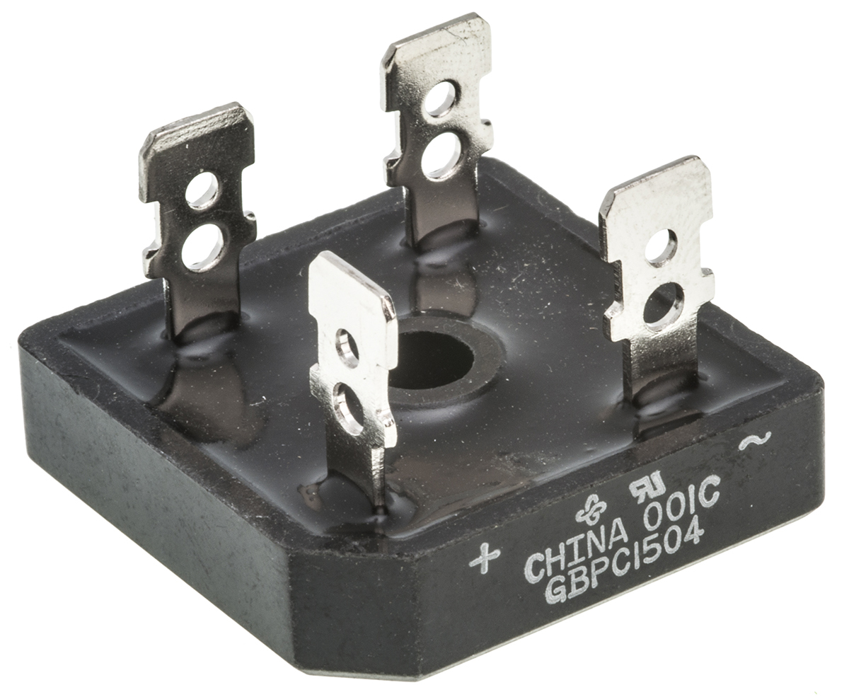 Vishay Bridge Rectifier, 15A, 400V, 4-Pin