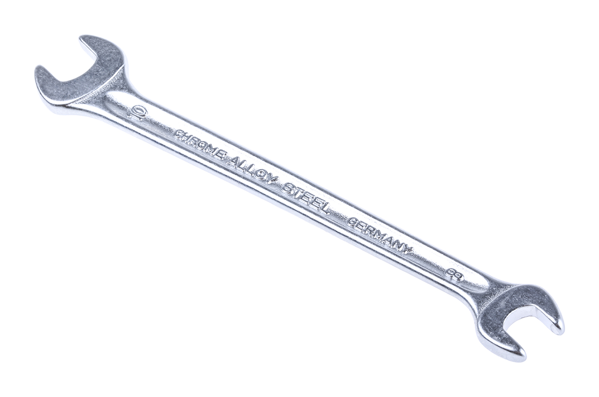 STAHLWILLE Double Ended Open Spanner, 8mm, Metric, Double Ended, 140 mm Overall