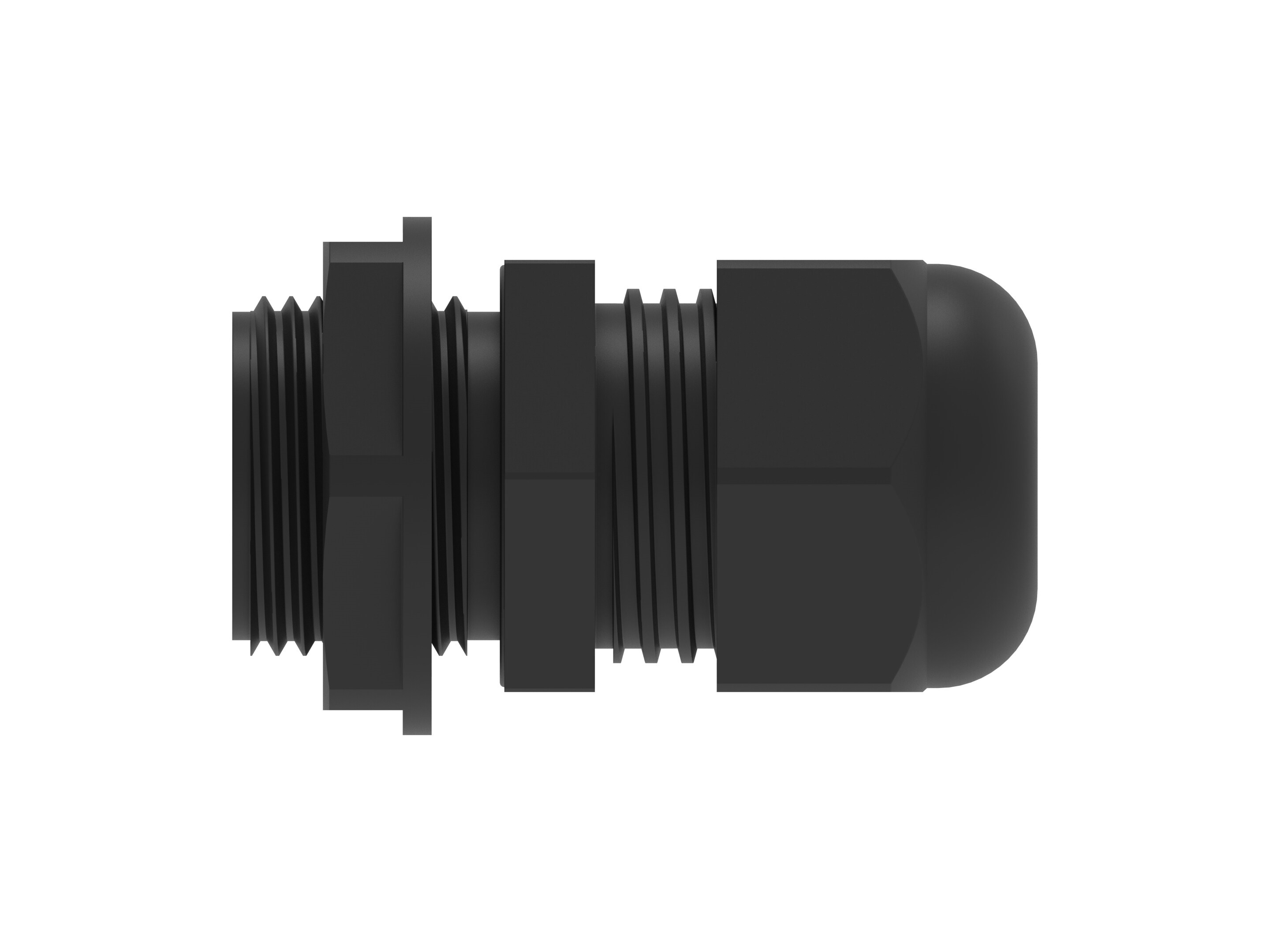 Entrelec 1SNG Series Black PA 6 Cable Gland, M20 Thread, 6mm min., 12mm max., IP66, IP68