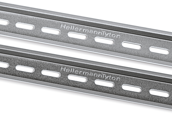 HellermannTyton Mounting Block, 5.2mm Groove, Steel 24mm Internal Width 12mm Internal Height, 2m L