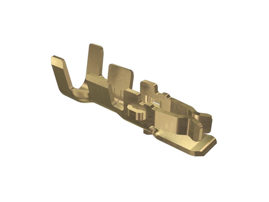 Amphenol Communications Solutions ComboLock Series Receptacle Crimp Terminal, Surface Mount Termination