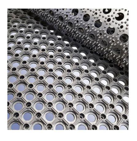 RS PRO Rubber Anti-Fatigue Mat, 800mm x 1.2m x 16mm