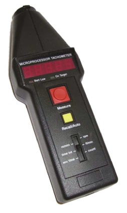 Compact Tachometer Best Accuracy ±0.05 % - Optical LED 99999rpm