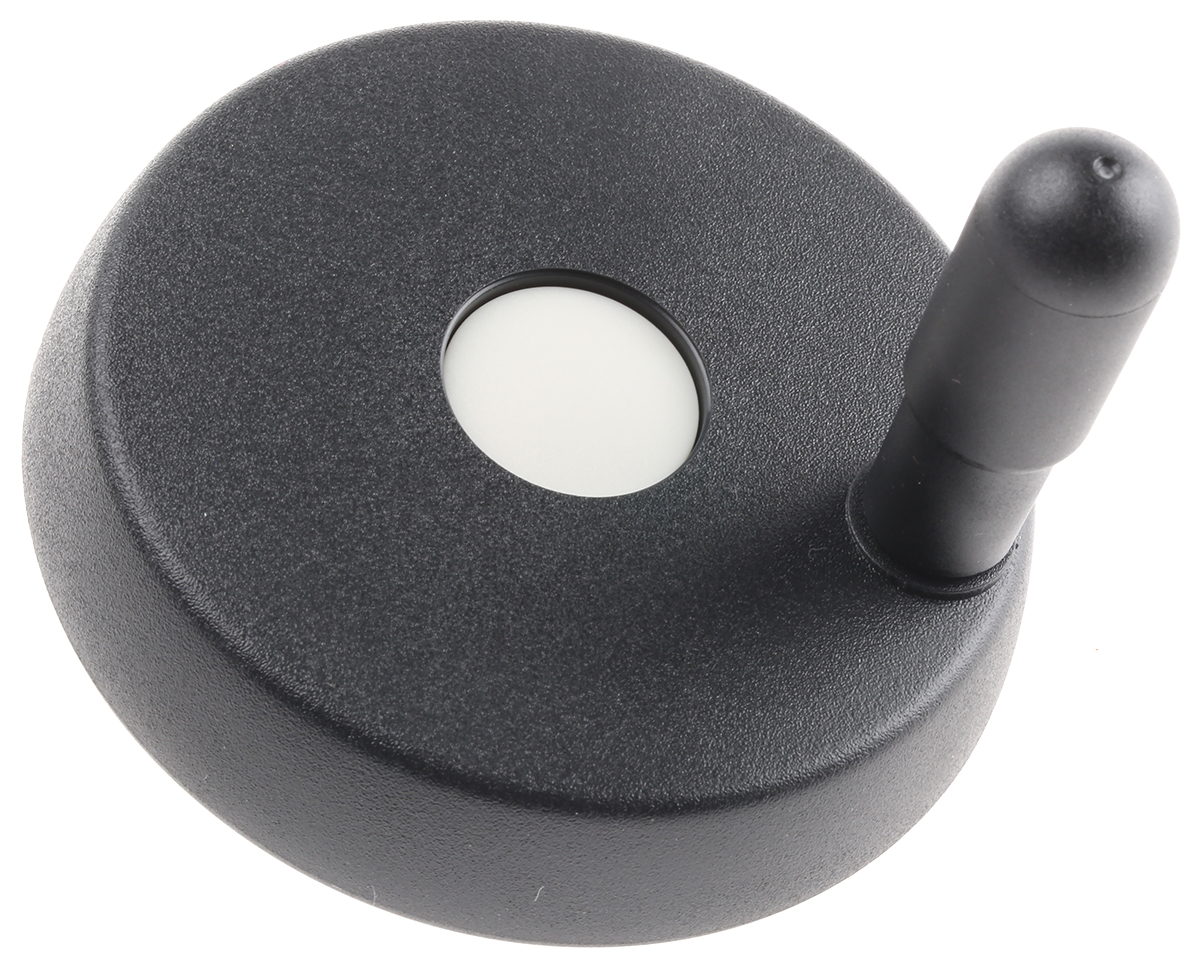 Elesa Black Technopolymer Hand Wheel, 83mm diameter