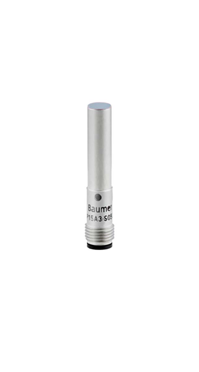 Baumer Inductive Threaded Barrel Proximity Sensor, M5, 1 mm Detection 0-10 V, 15 → 30 V dc