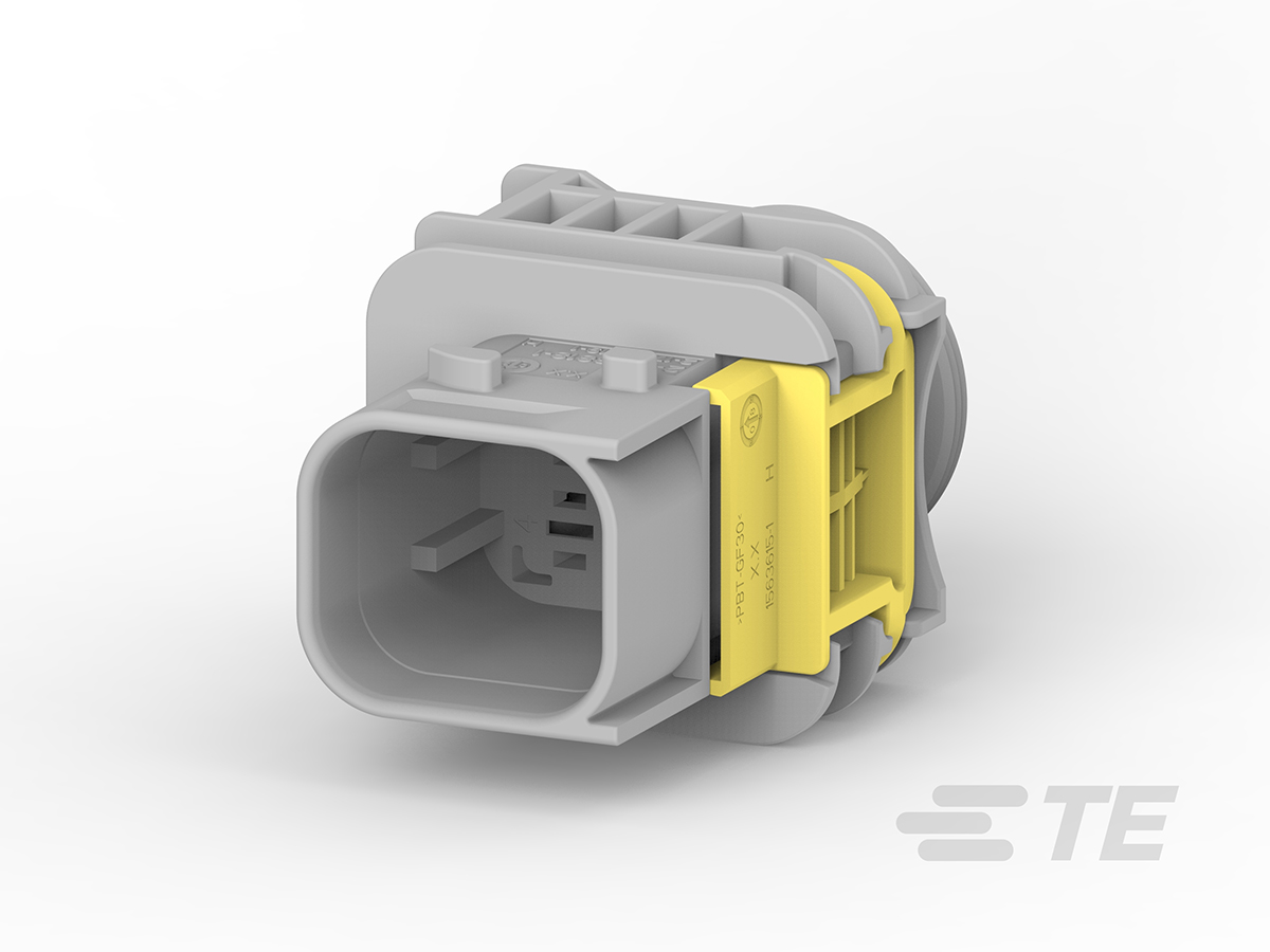 TE Connectivity, HDSCS Automotive Connector Socket Grey 4 Way 2-1703818-1
