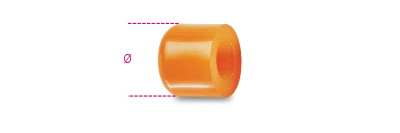 BETA Rubber Replacement Face with Wood Handle, 365g