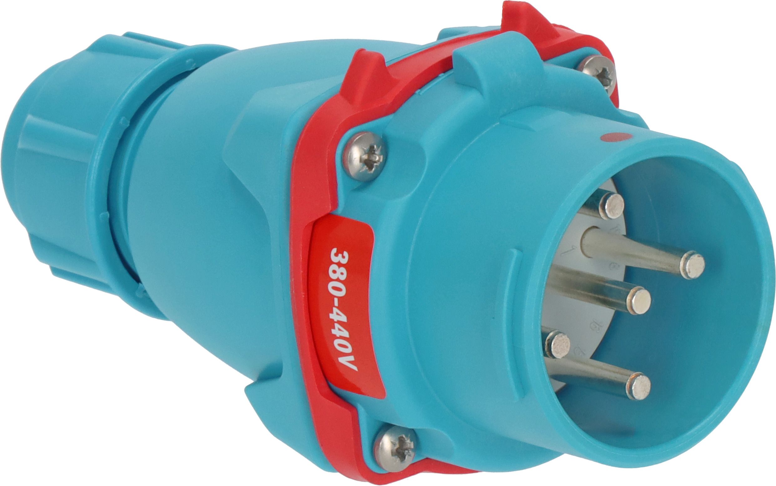 brennenstuhl, 1323 IP55 Blue, Red Cable Mount 3P+N+T Industrial Power Plug, Rated At 30A, 415 V