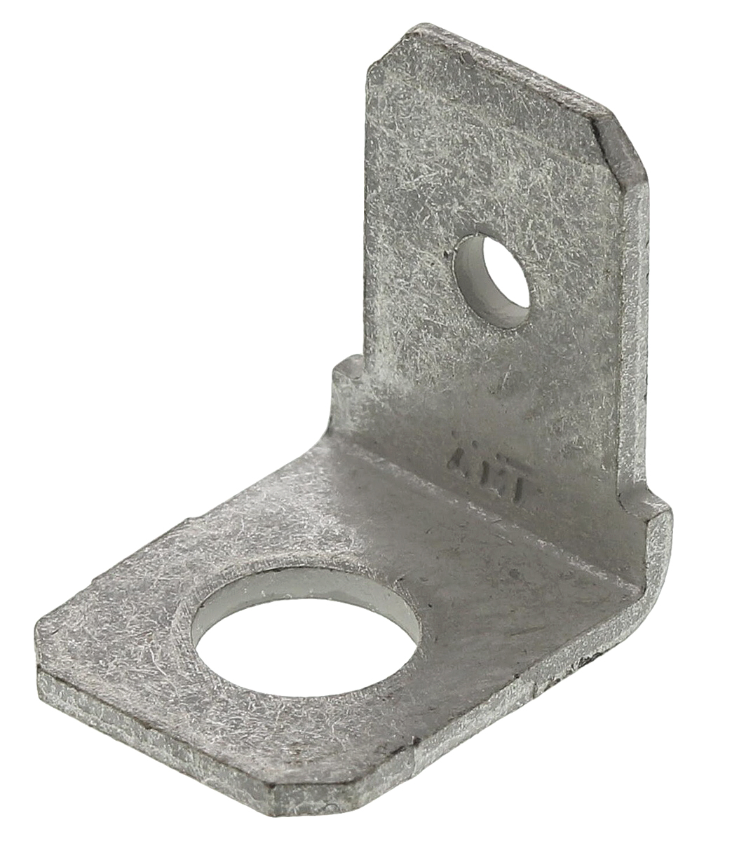 TE Connectivity FASTON .250 Uninsulated Male Spade Connector, PCB Tab, 6.35 x 0.81mm Tab Size