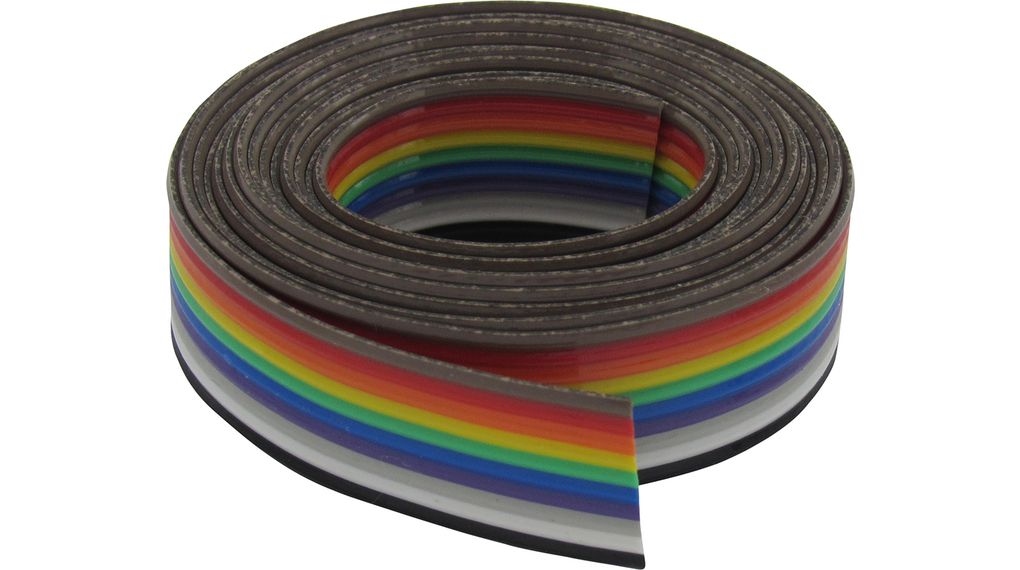 Flat Ribbon Cable,1.27mm,26x0.08mm²,Unsh