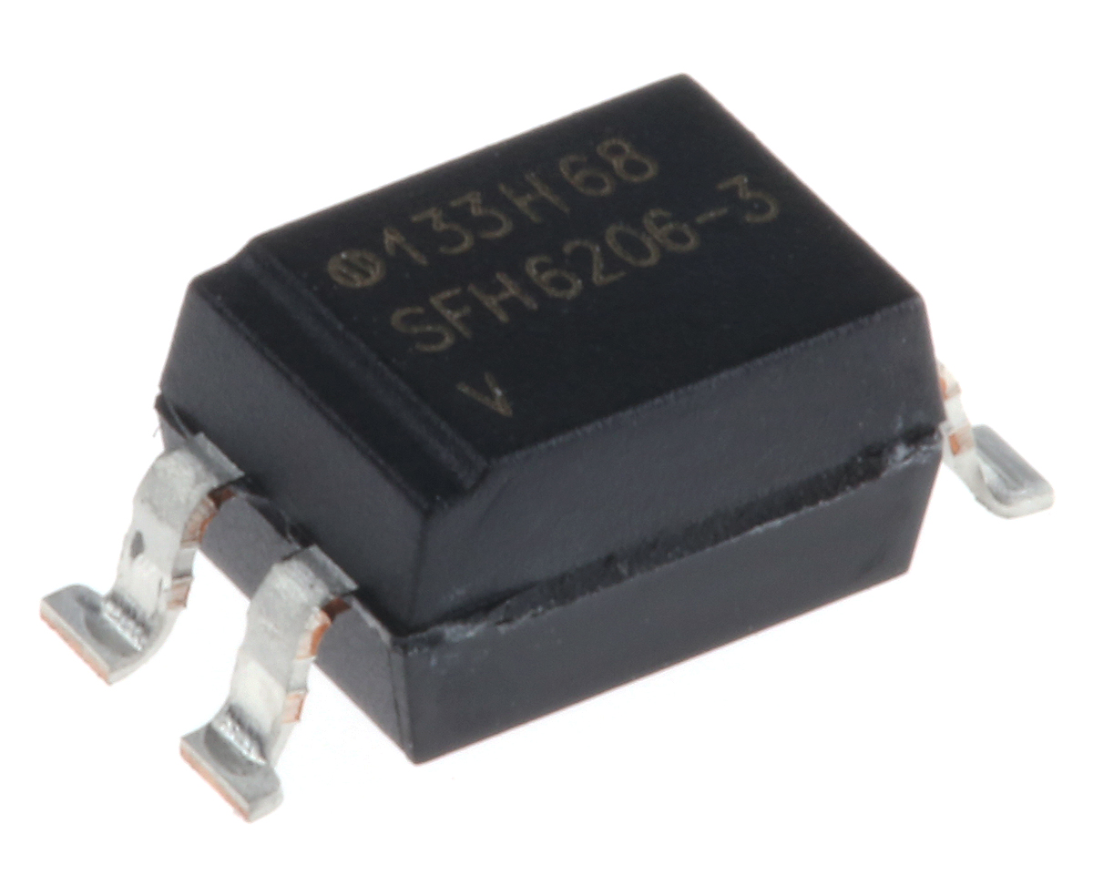 Vishay, SFH6206-3T AC Input Transistor Output Optocoupler, Surface Mount, 4-Pin SMD
