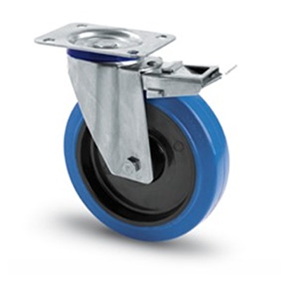 RS PRO Swivel Castor Wheel, 150kg Capacity, 100mm Wheel