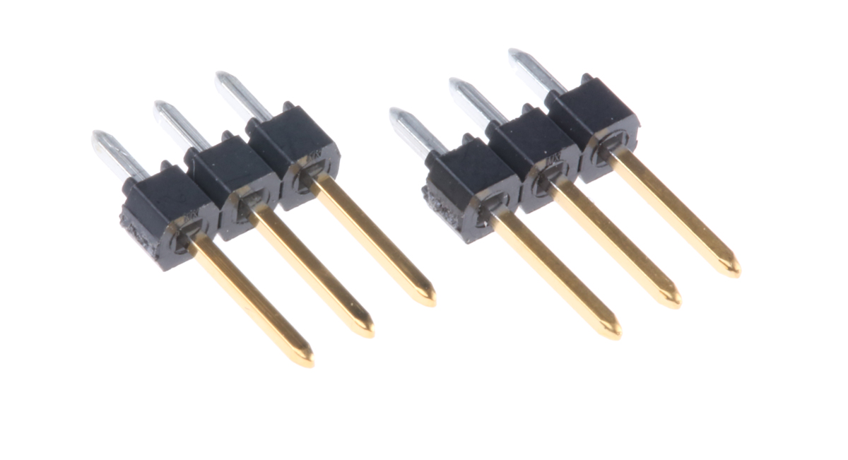 Molex C-Grid III Series Straight Through Hole Pin Header, 3 Contact(s), 2.54 mm Pitch, 1 Row, Unshrouded