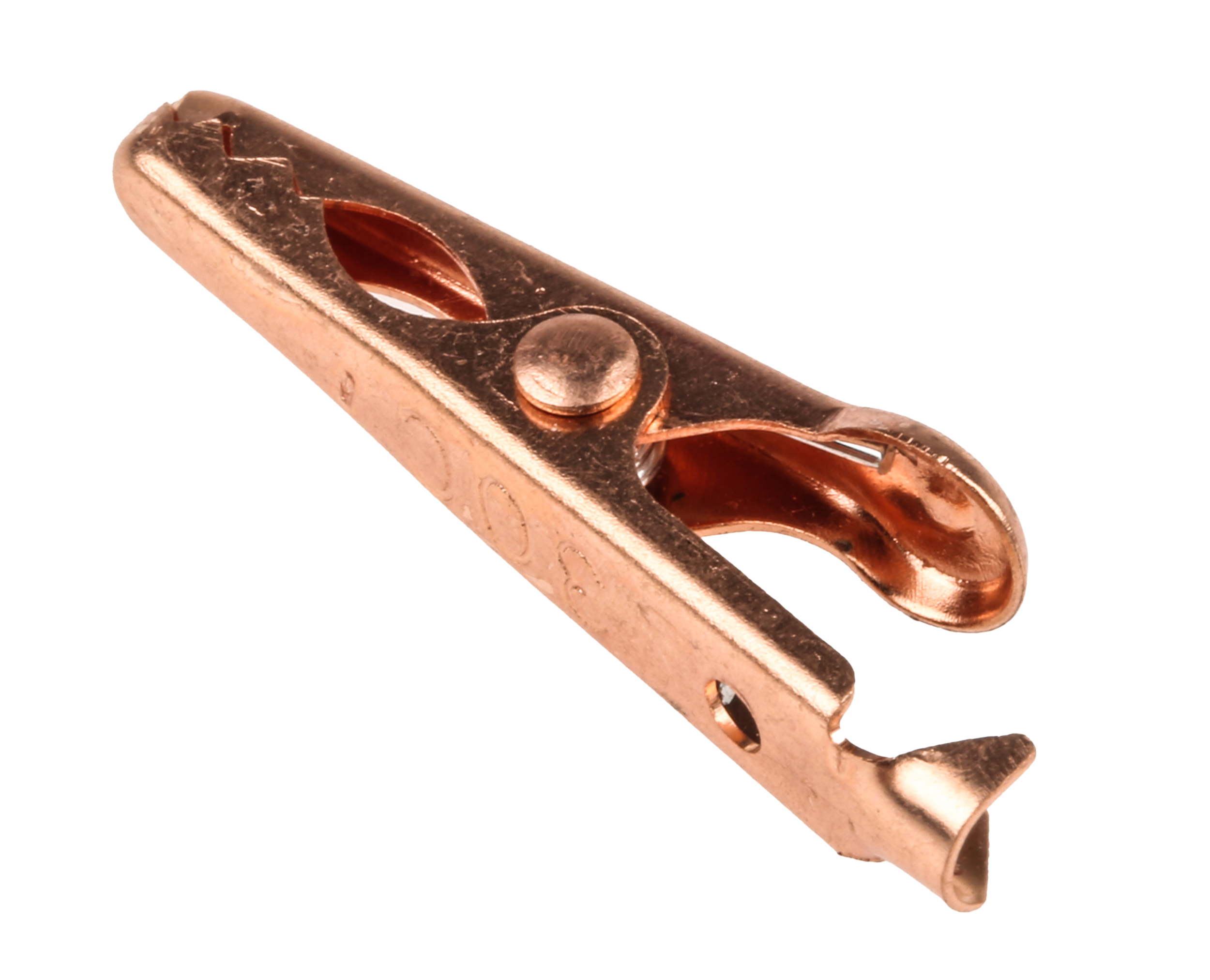 Mueller Electric Crocodile Clip, Copper Contact, 5A