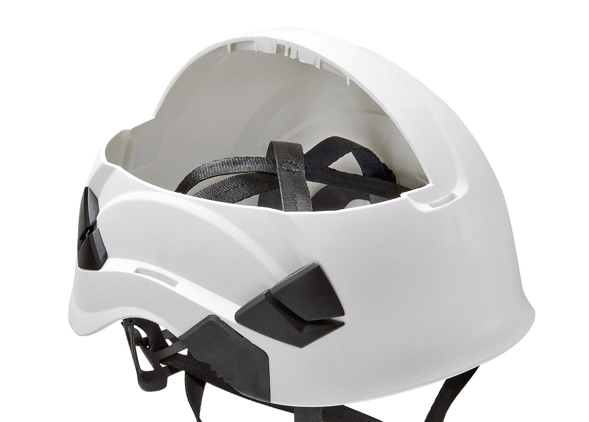 Petzl VERTEX VENT White Safety Helmet with Chin Strap, AdjustableVentilated