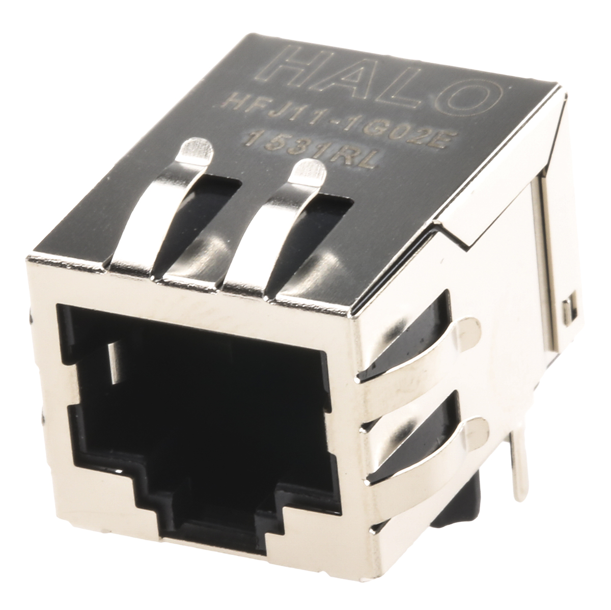 Halo Electronics FastJack Series Female RJ45 Connector, UTP Shield Straight 1 Port