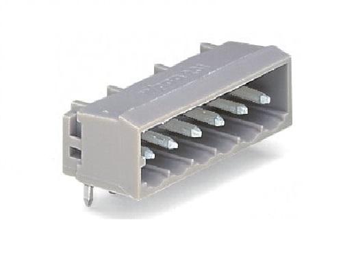 WAGO 231 Series Angled PCB PCB Header, 10 Contact(s), 5 mm Pitch, 1 Row