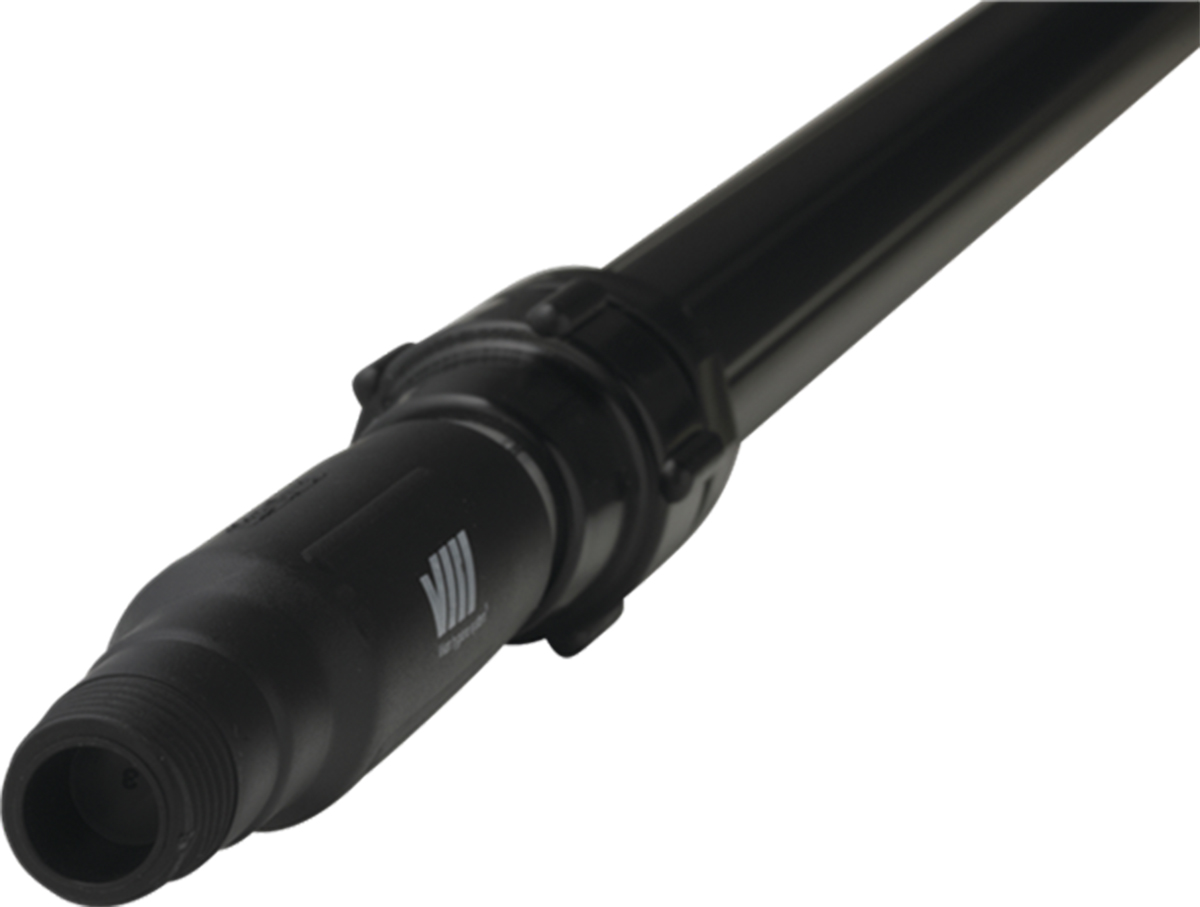 Vikan Black Telescopic Broom Handle, 1.575m, for use with 5371 and 5374 for Cleaning on Top of Overhead Pipe, 5500 and