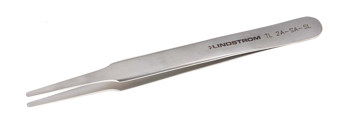 Bahco 120 mm, Stainless Steel, Rounded, ESD Tweezers