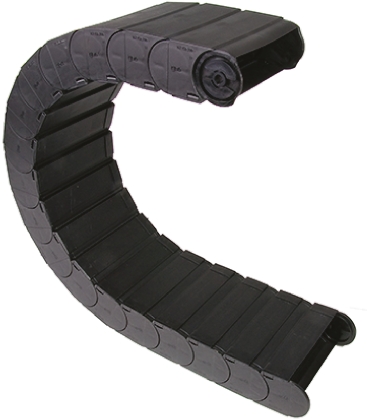 Igus 167, e-chain Black Cable Chain - Flexible Slot, W168 mm x D64mm, L1m, 200 mm Min. Bend Radius, Igumid G
