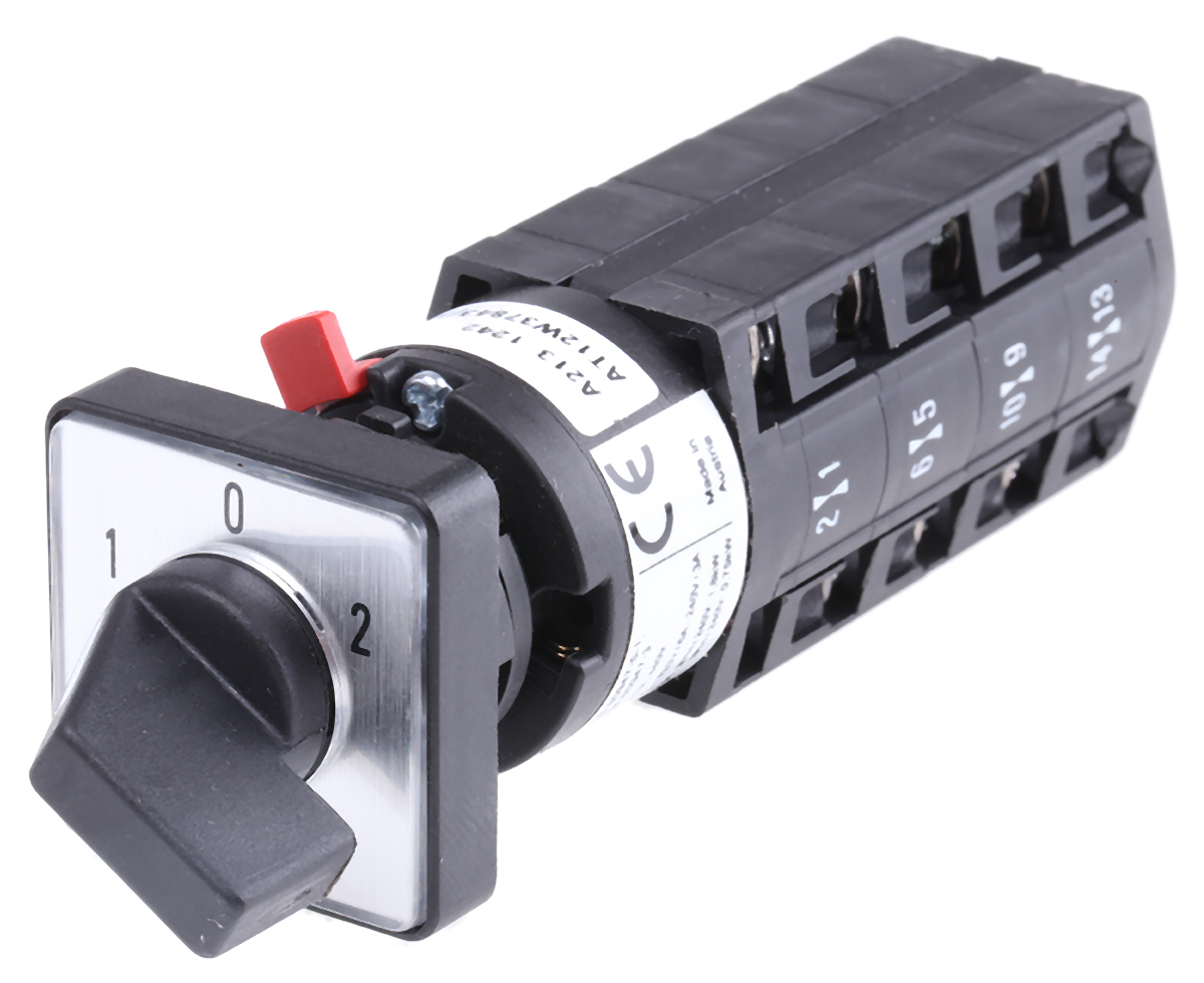 Schneider Electric Changeover Cam Switch, 10A