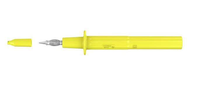 Staubli Spring Loaded Test Probe, 4mm Tip, 4mm Socket, 32A
