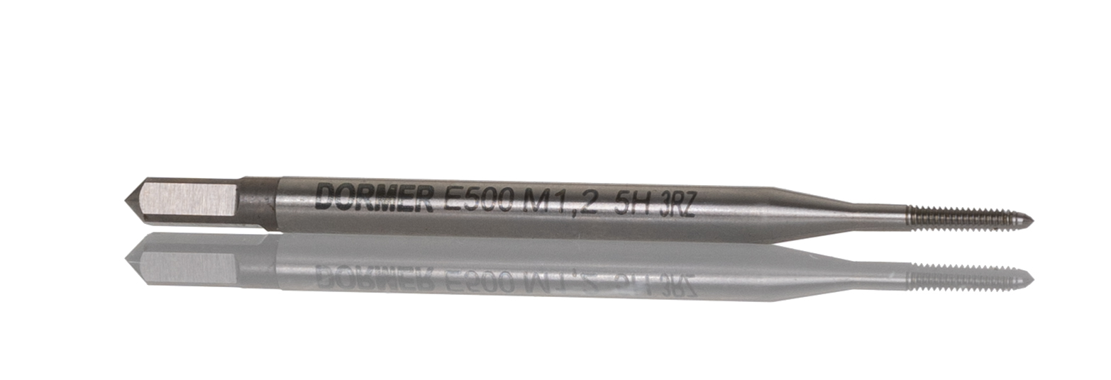 Dormer Threading Tap HSS 1-Piece 0.25mm Pitch Metric Standard Machine Tap M1.2 Thread