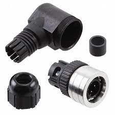 Brad from Molex Circular Connector, 4 Contacts, Cable, M12 Connector, Plug, Male, IP69K, Ultra-Lock Series