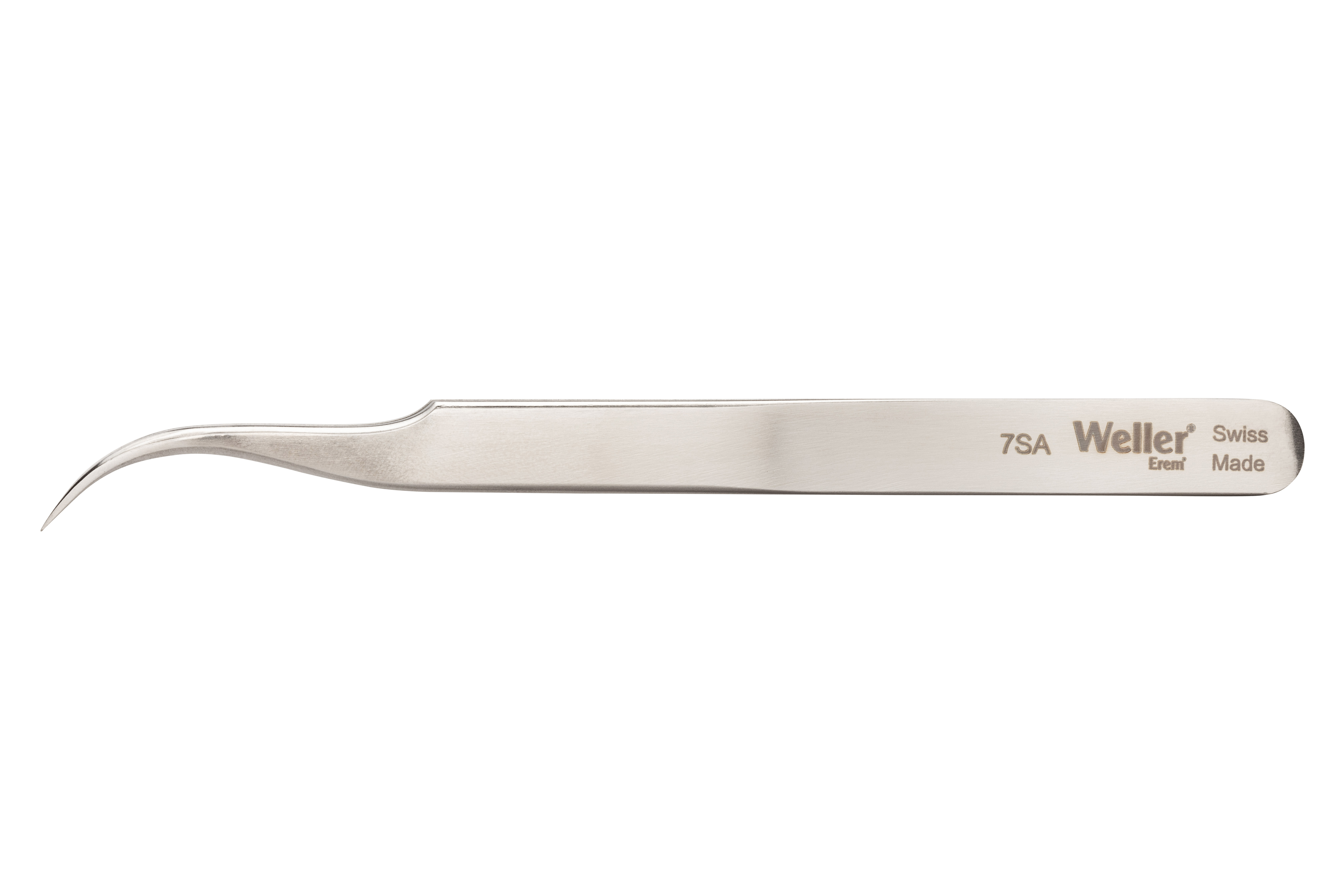 Weller Erem 120 mm, Stainless Steel, Pointed; Relieved, Tweezers