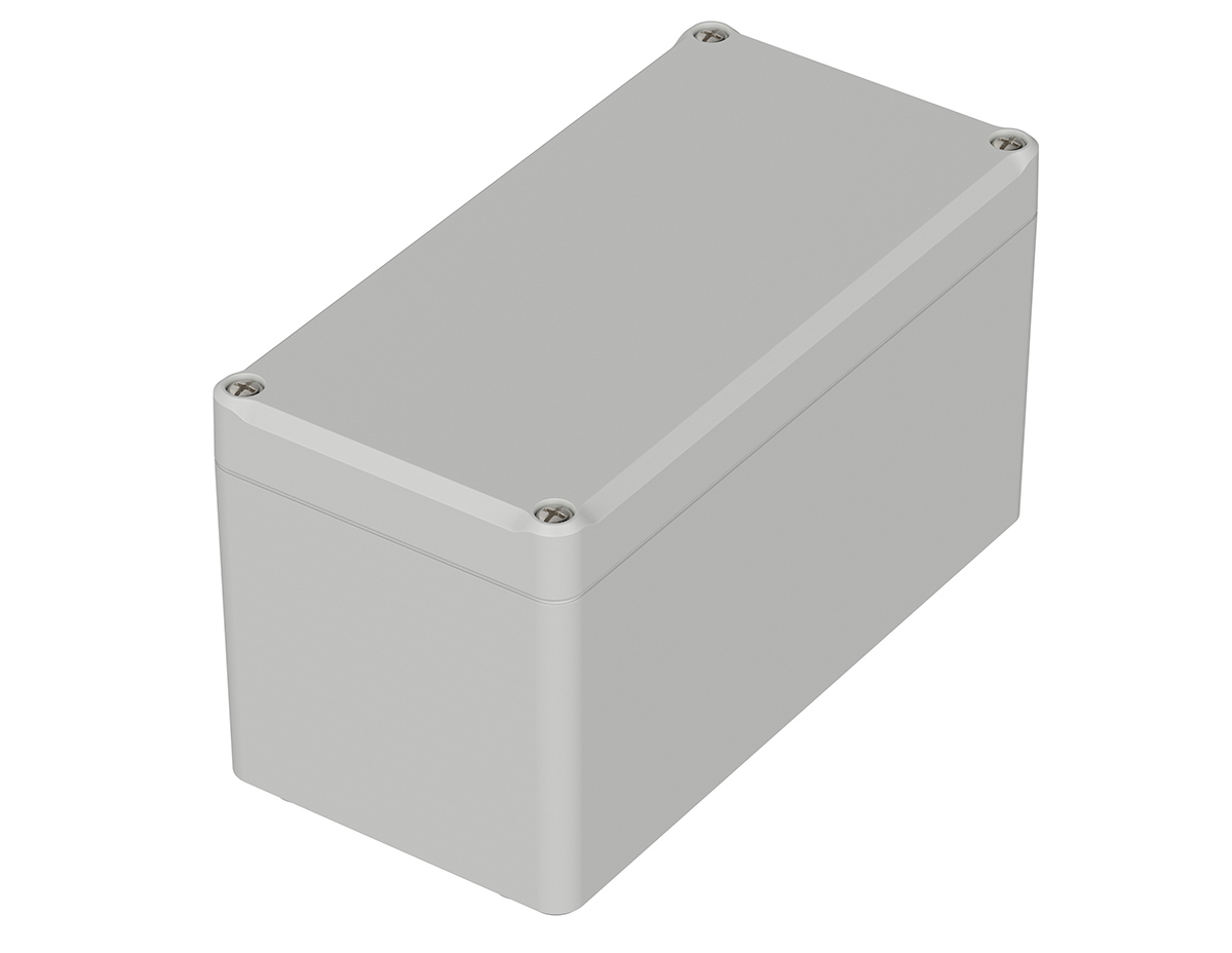 Bopla Euromas II Series Light Grey ABS Enclosure, IP65, Light Grey Lid, 160 x 80 x 87mm
