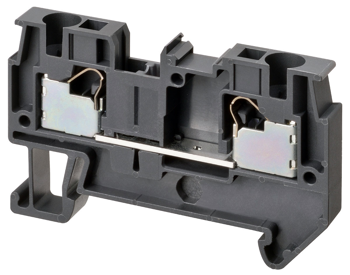 Omron XW5T-P4.0-1.1-1 XW5T Series Grey, 4mm², Single-Level, Push In Termination