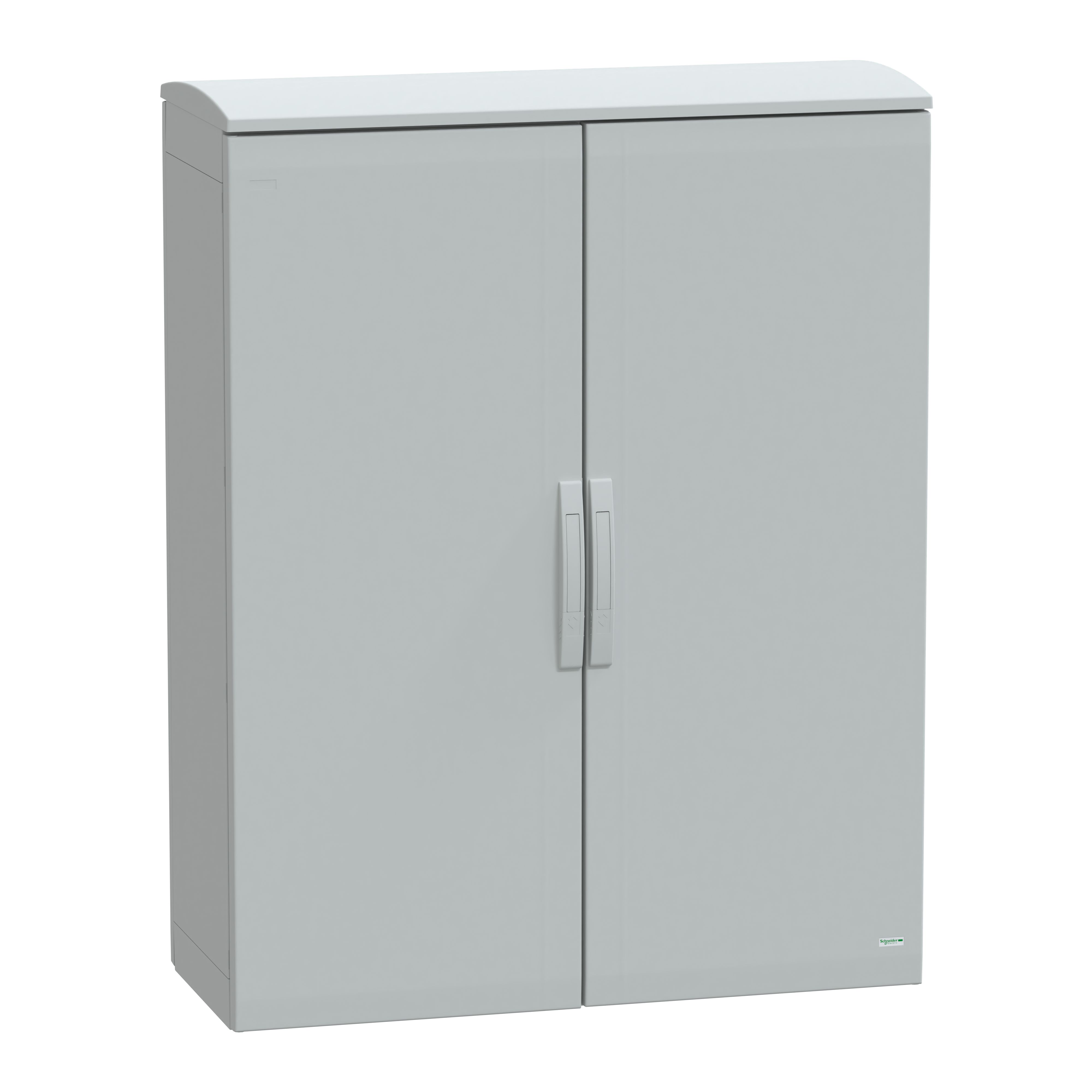 Schneider Electric PanelSeT Series Fibreglass Reinforced Polyester Double-Door-Door Floor Standing Enclosure, Opaque