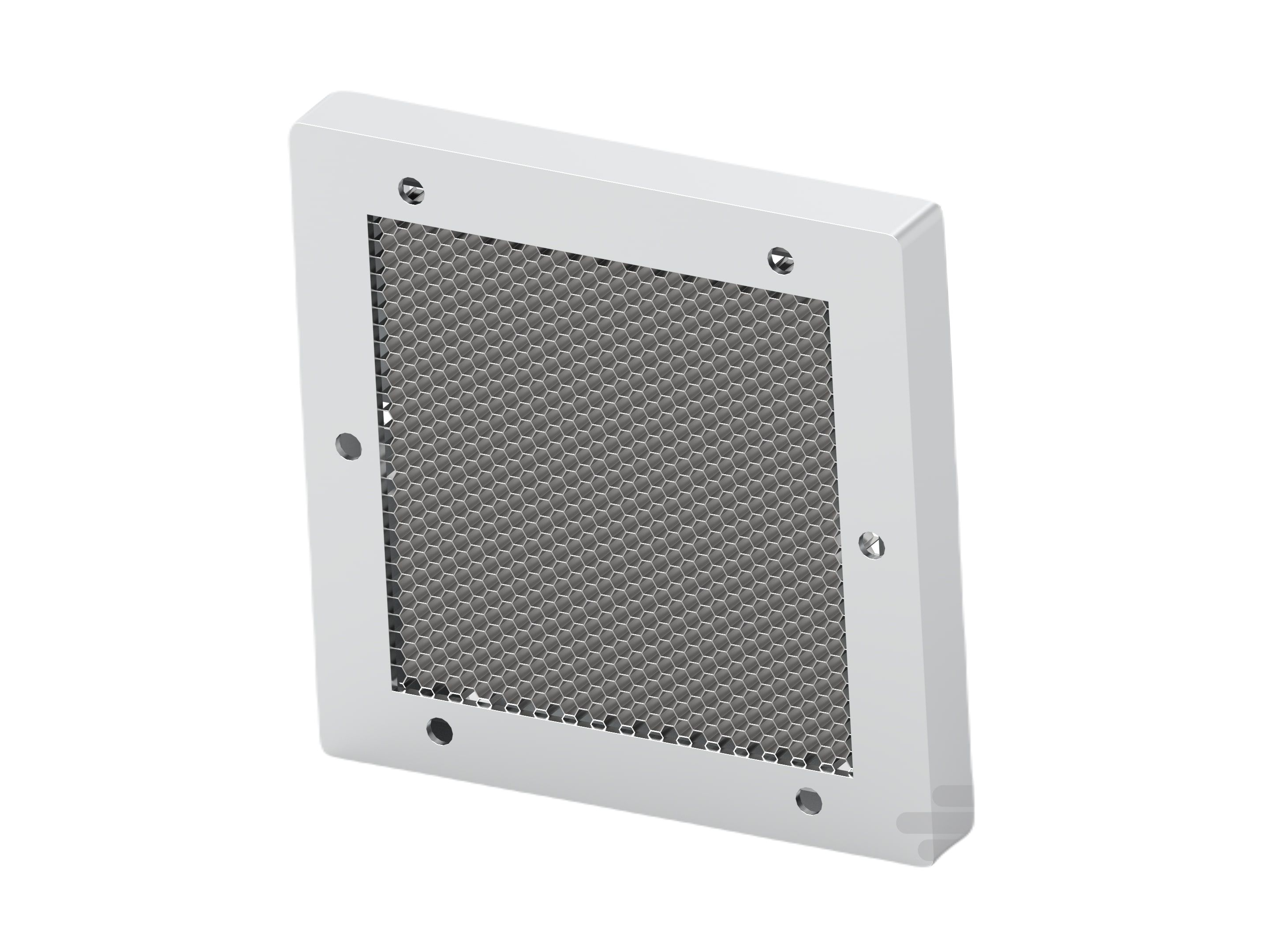 TE Connectivity Grey Aluminium Vent Grille, 152.4 x 152.4mm