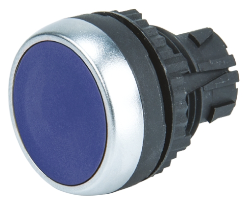 BACO Series Blue Spring Return Push Button Head, 22mm Cutout, IP66