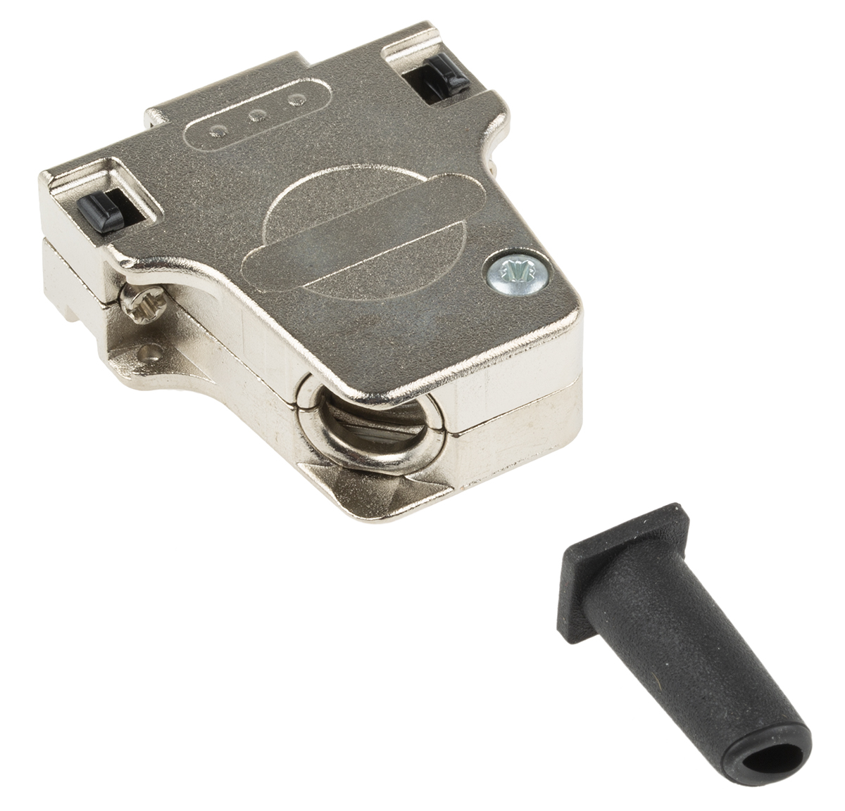 Phoenix Contact DSSC Series Die Cast Zinc Right Angle D Sub Backshell, 15 Way, Strain Relief