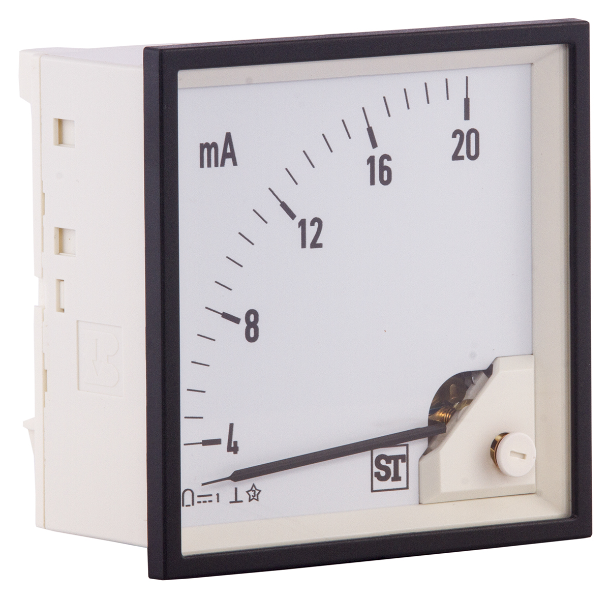Sifam Tinsley Sigma Analogue Panel Ammeter 20mA DC, 48mm x 48mm Moving Coil