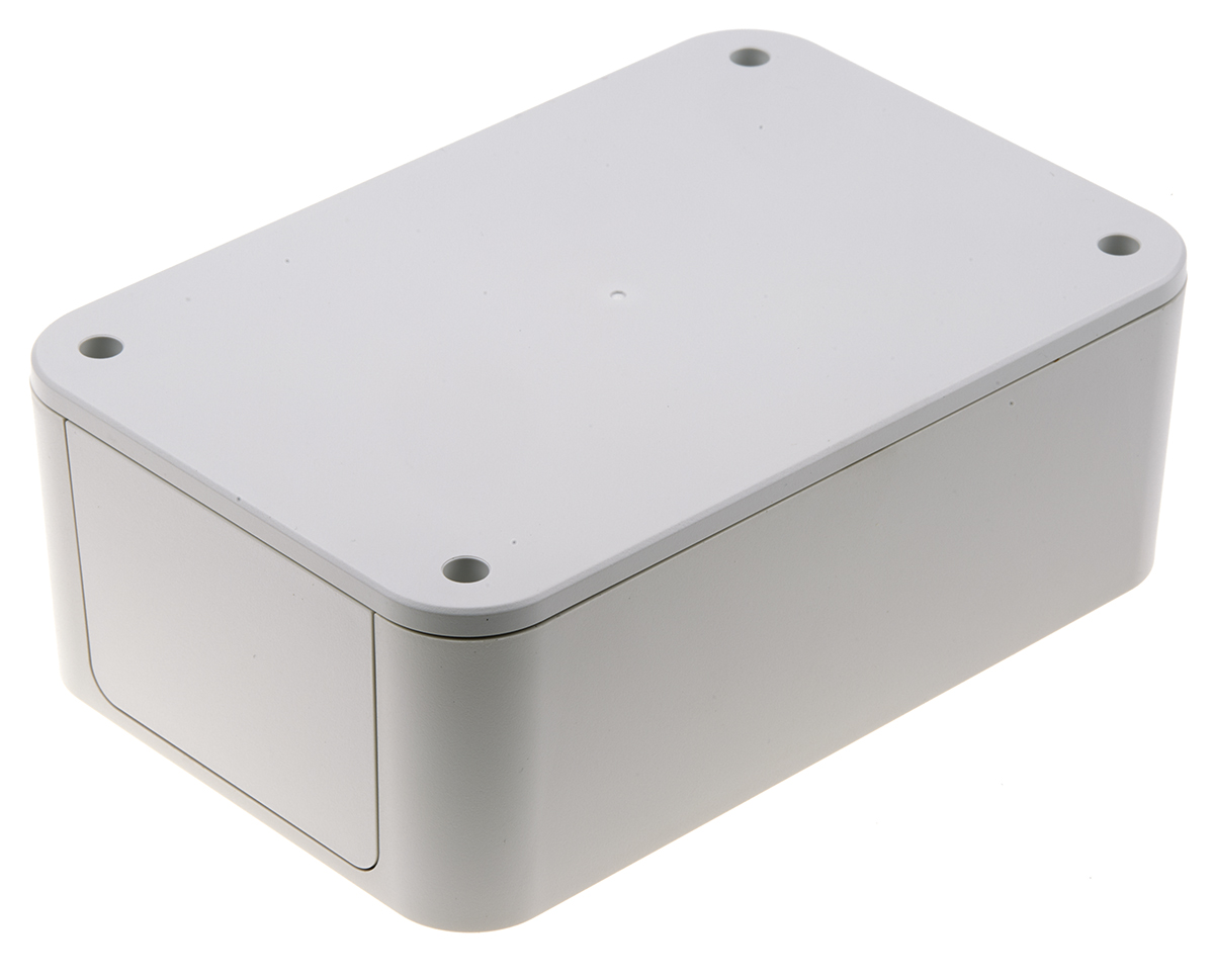 Takachi Electric Industrial PF Series White ABS Enclosure, IP40, White Lid, 150 x 100 x 35mm