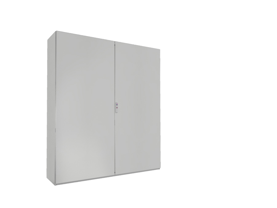 Rittal SE Series Sheet Steel Double-Door-Door Floor Standing Enclosure, Opaque Door, IP55, 1600 x 400 x 1800mm
