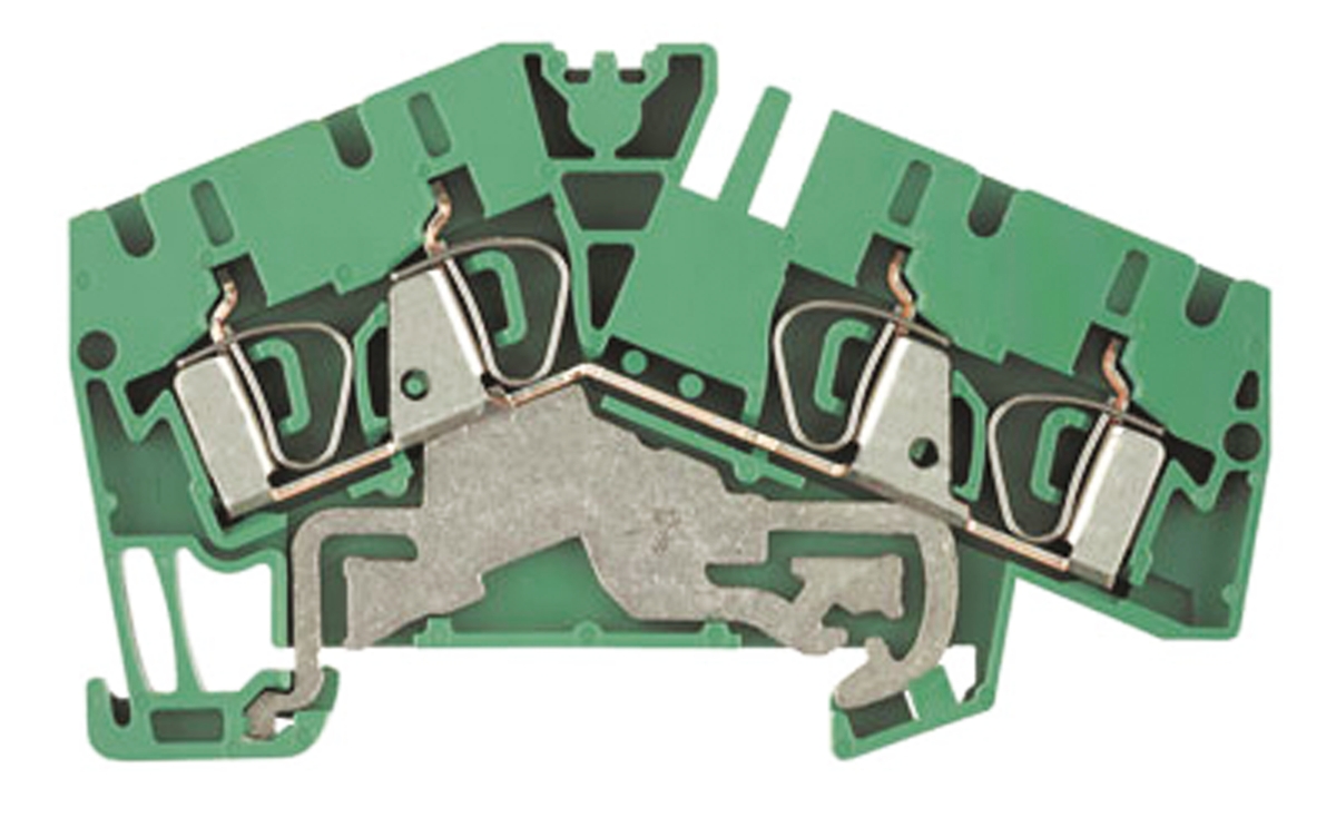 Weidmuller 1807090000 Z Series Green, Yellow, Single-Level, Clamp Termination